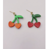 Boucles d'oreilles Cherry Heart