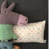 Coussin petits coeurs